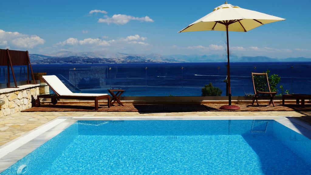 Villa Artemis Barbati Bagian luar foto