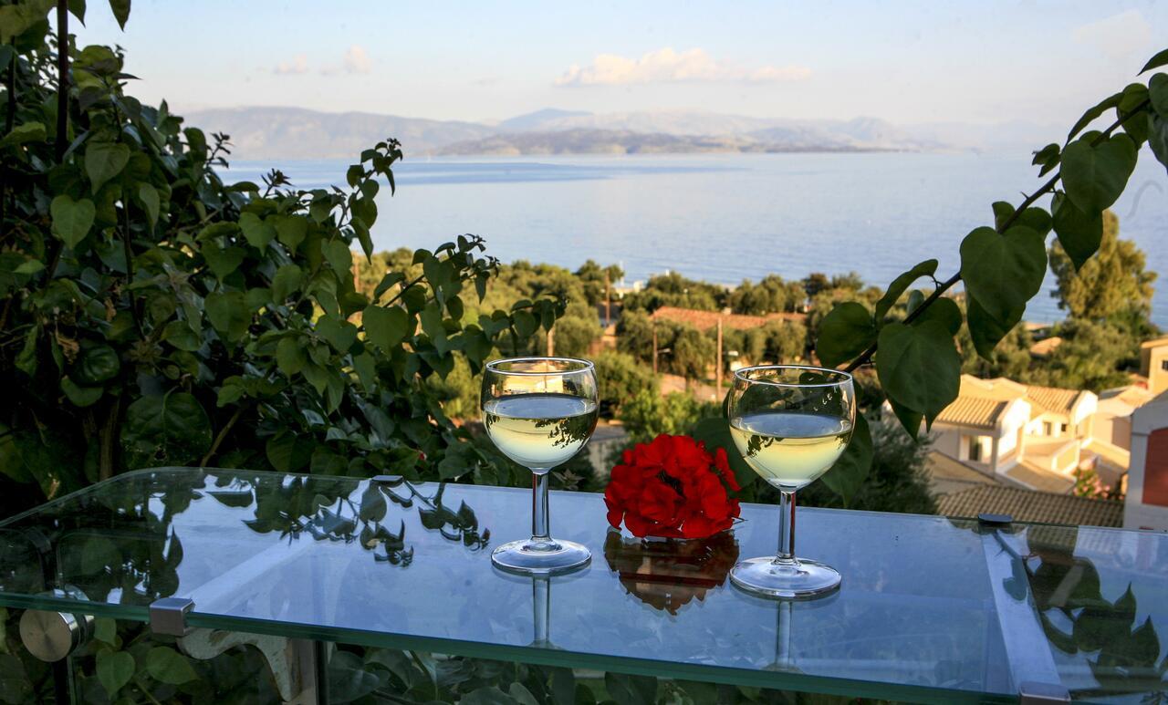 Villa Artemis Barbati Bagian luar foto